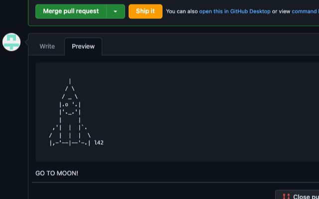 GitHub ASCII Art Comment chrome谷歌浏览器插件_扩展第1张截图