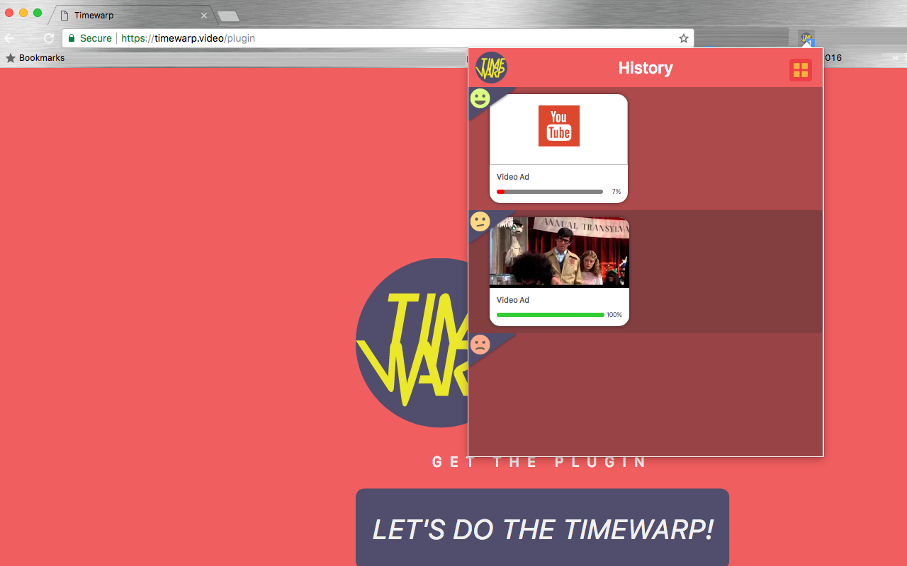 TimeWarp chrome谷歌浏览器插件_扩展第1张截图