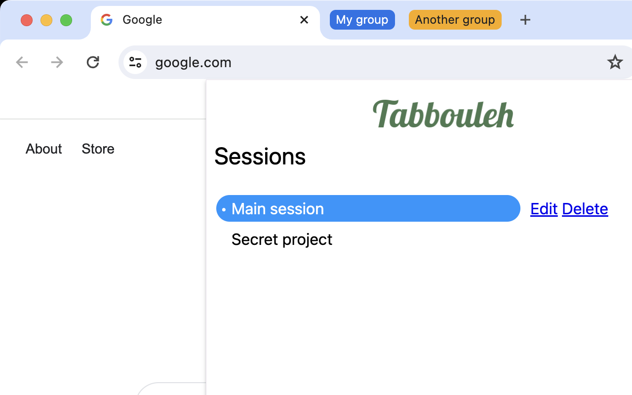Tabbouleh chrome谷歌浏览器插件_扩展第1张截图