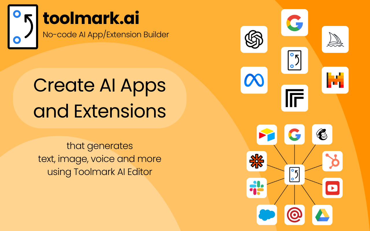 Toolmark AI - No-code AI App and Extension Builder chrome谷歌浏览器插件_扩展第2张截图