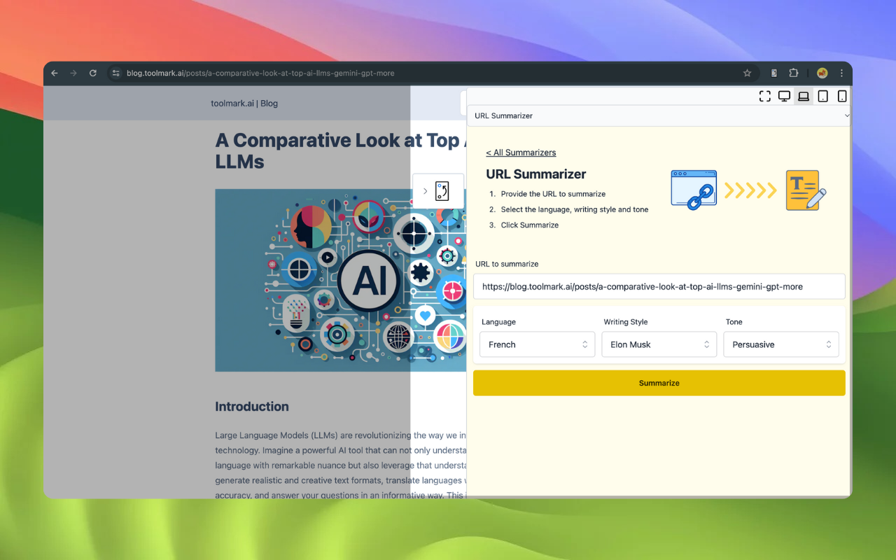 Toolmark AI - No-code AI App and Extension Builder chrome谷歌浏览器插件_扩展第3张截图