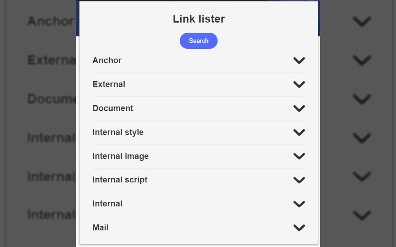 LinkLister chrome谷歌浏览器插件_扩展第1张截图