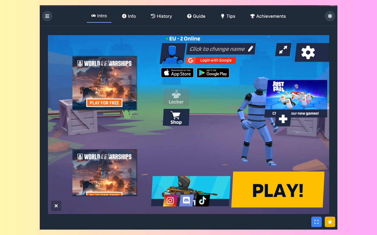 1v1.LOL Unblocked Game chrome谷歌浏览器插件_扩展第1张截图