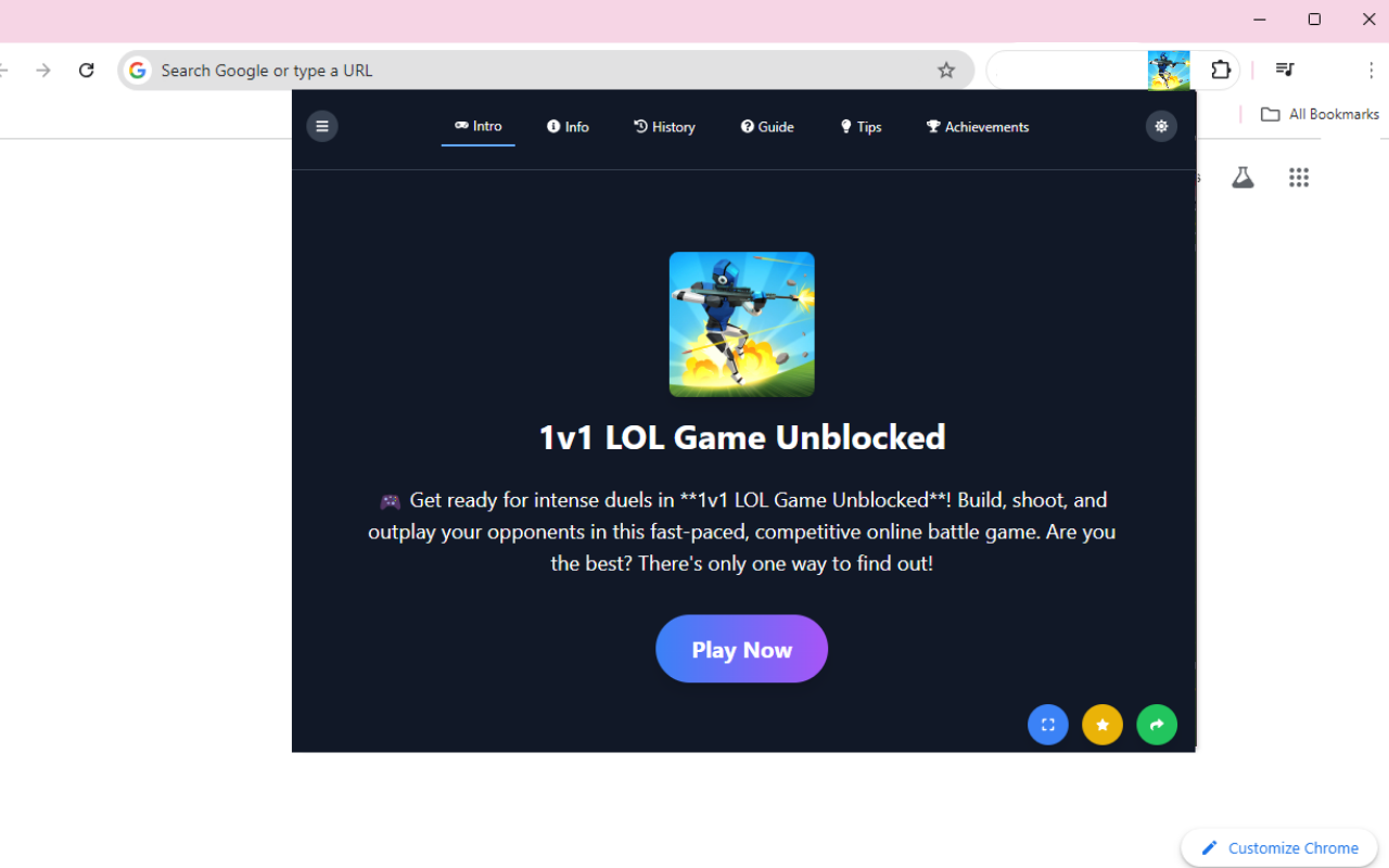 1v1 LOL Game Unblocked chrome谷歌浏览器插件_扩展第3张截图