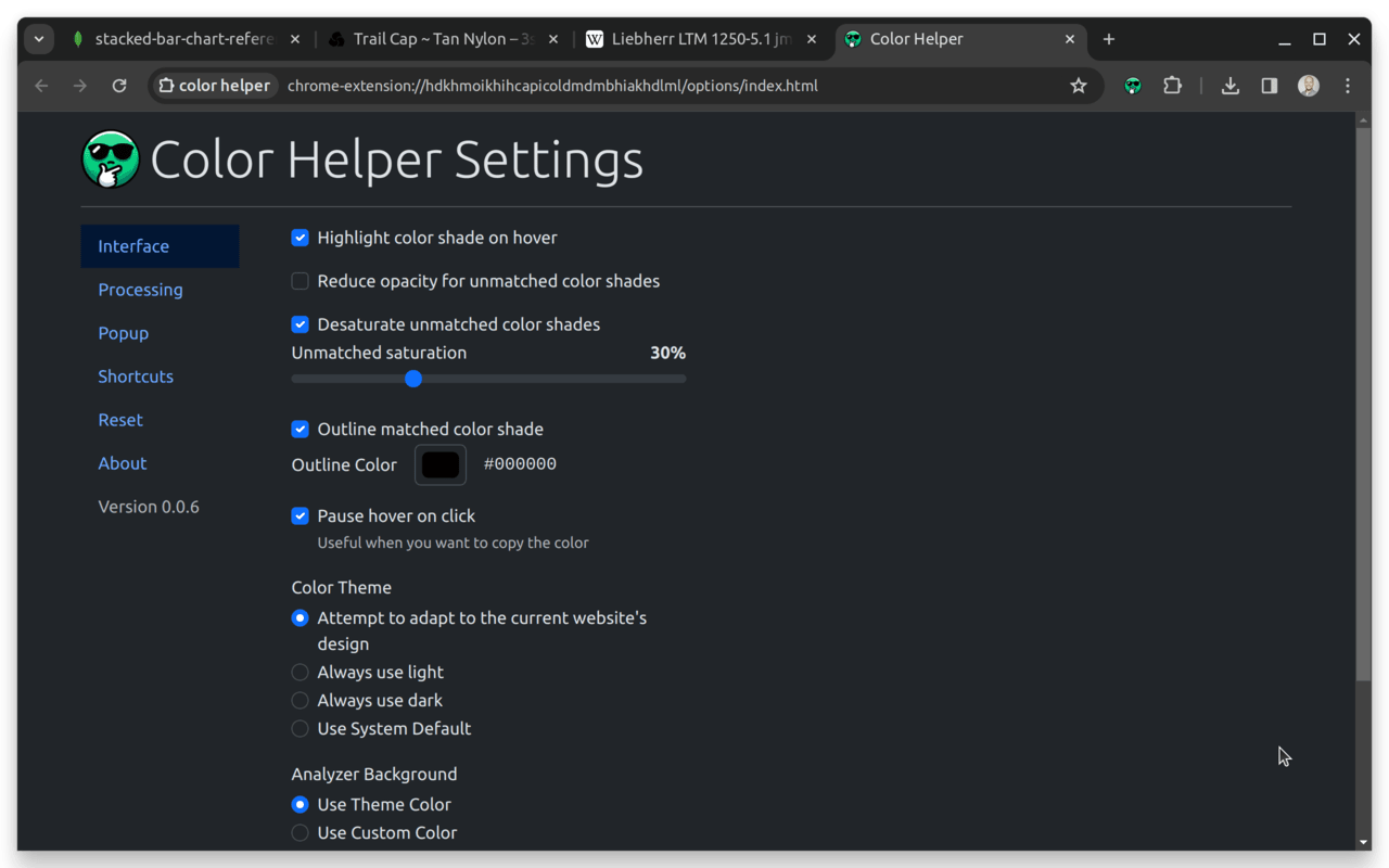 color helper chrome谷歌浏览器插件_扩展第3张截图