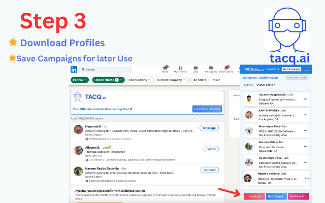 TACQ AI | Linkedin Prospecting chrome谷歌浏览器插件_扩展第1张截图