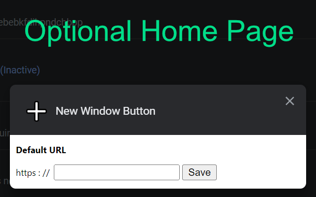 New Window Button chrome谷歌浏览器插件_扩展第2张截图