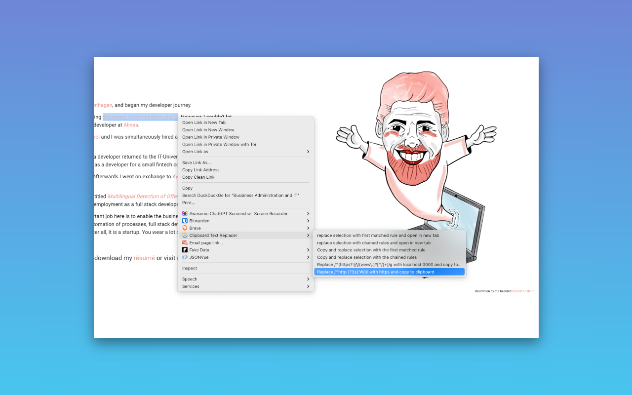 Clipboard Text Replacer chrome谷歌浏览器插件_扩展第1张截图