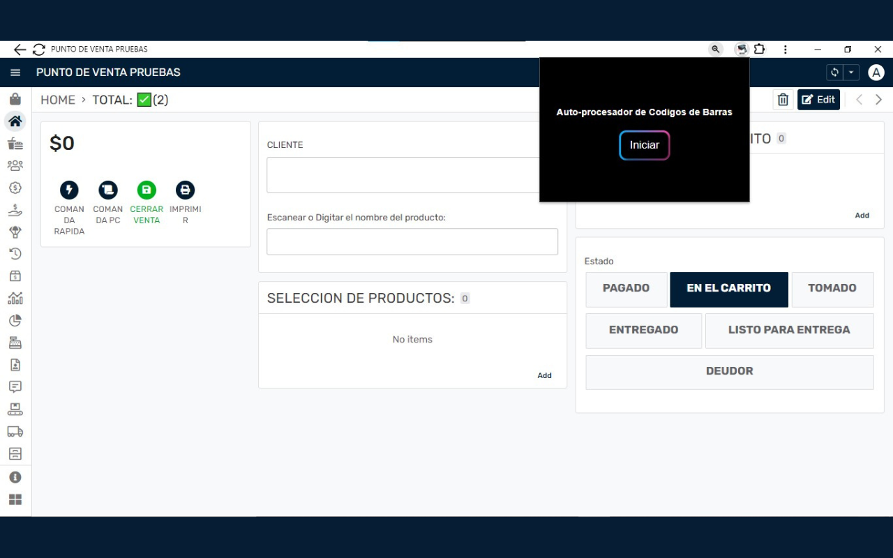 Auto-procesador de Códigos de Barras chrome谷歌浏览器插件_扩展第1张截图