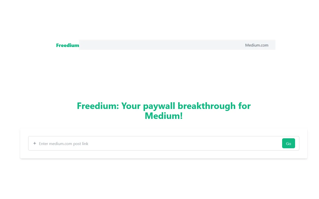Freedium Chrome chrome谷歌浏览器插件_扩展第1张截图