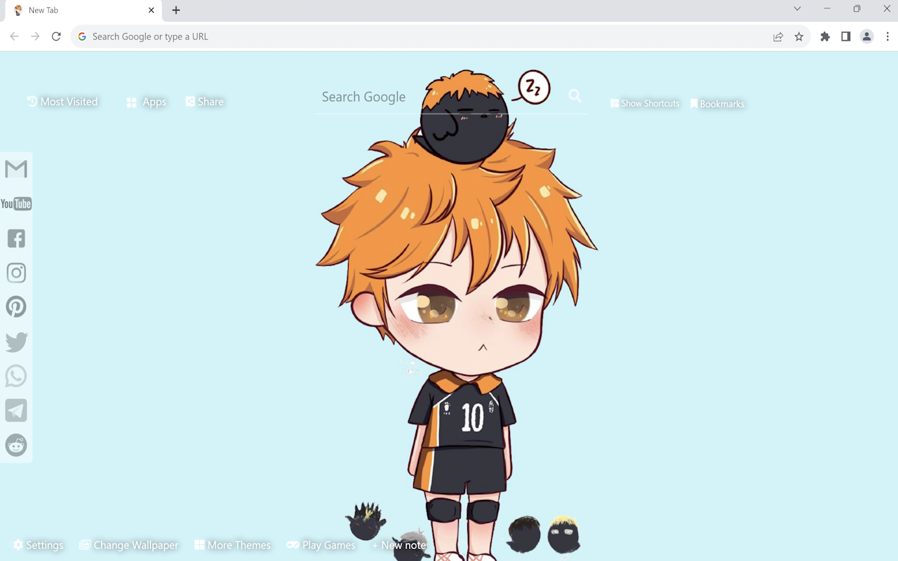 Haikyuu Chibi Wallpaper chrome谷歌浏览器插件_扩展第2张截图