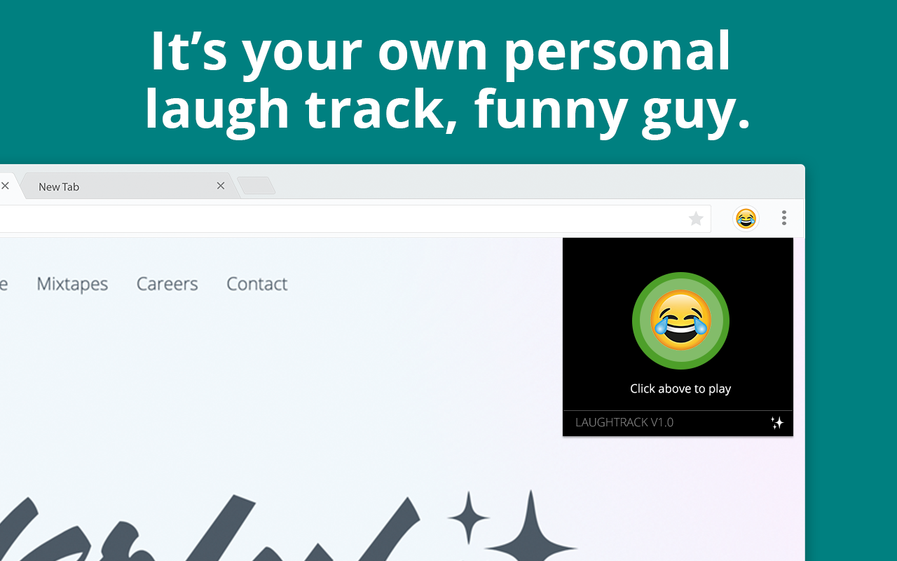 Laughtrack chrome谷歌浏览器插件_扩展第1张截图