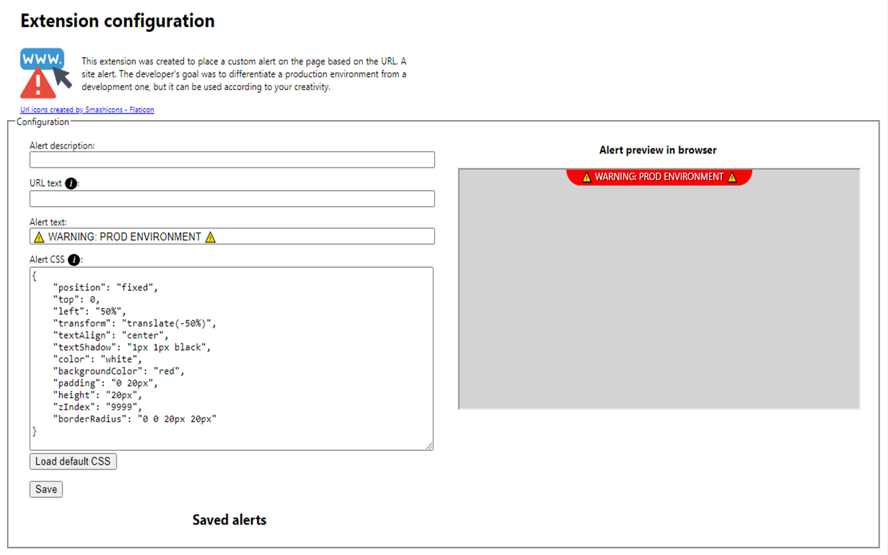 URL alert chrome谷歌浏览器插件_扩展第1张截图