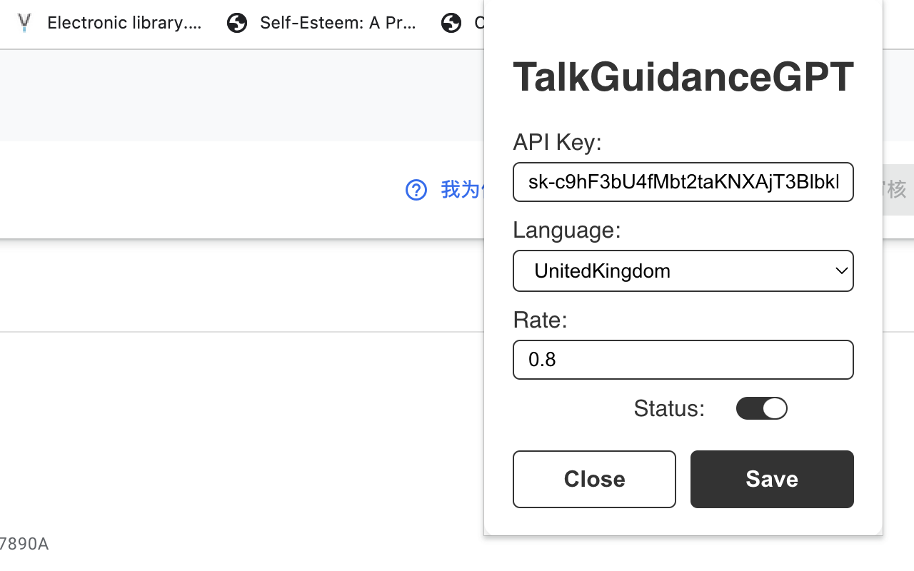 TalkGuidanceGPT chrome谷歌浏览器插件_扩展第1张截图