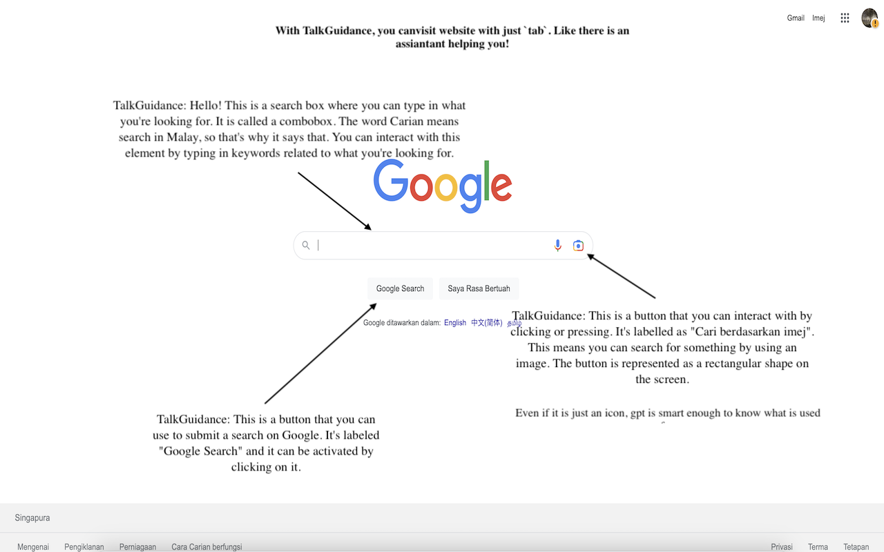 TalkGuidanceGPT chrome谷歌浏览器插件_扩展第3张截图