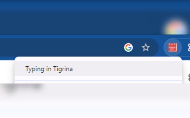 Typing in Tigrina chrome谷歌浏览器插件_扩展第1张截图