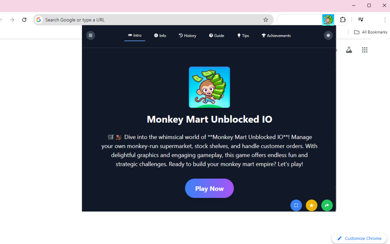 Monkey Mart Unblocked IO chrome谷歌浏览器插件_扩展第3张截图