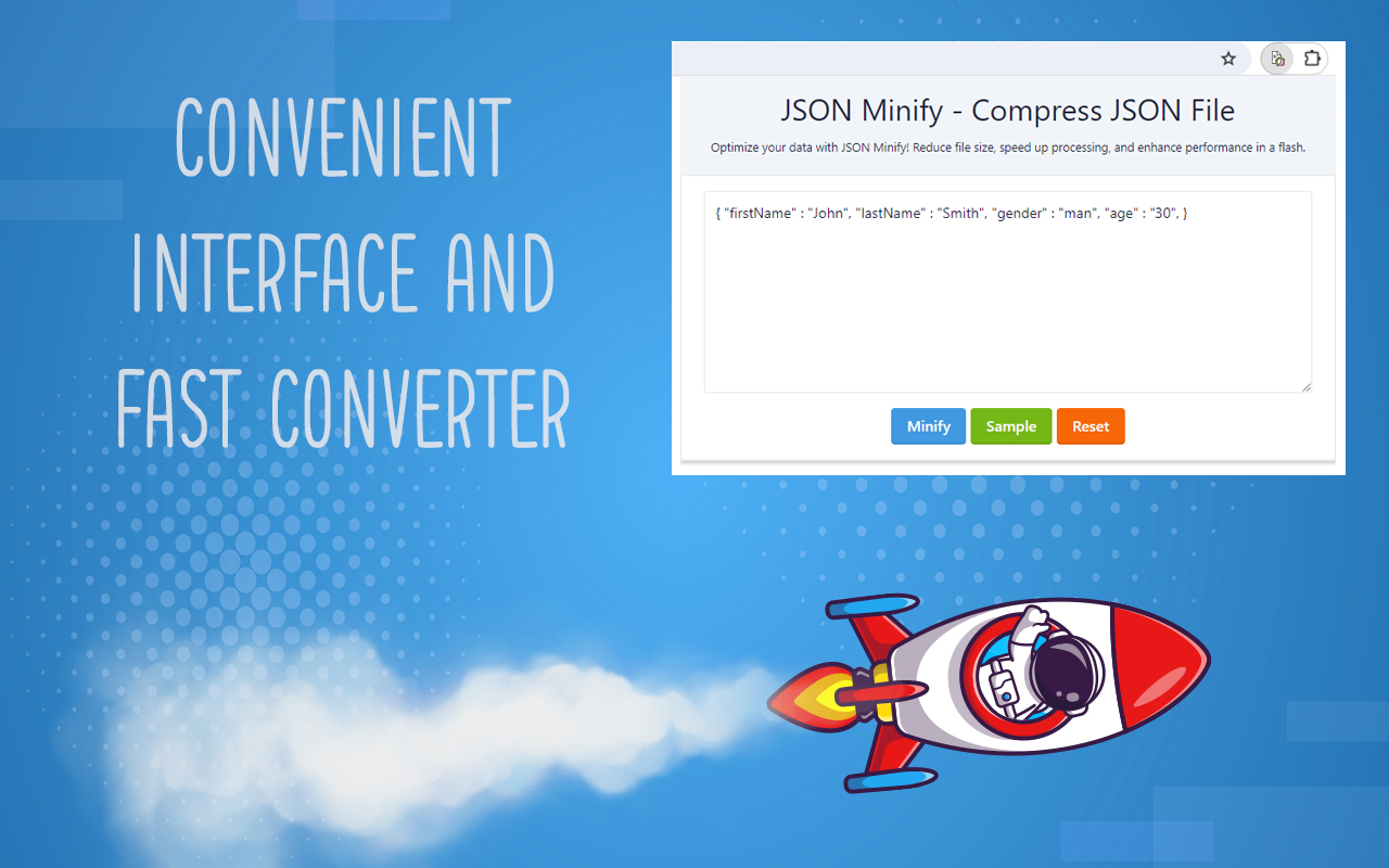 JSON Minify - Compress JSON File chrome谷歌浏览器插件_扩展第3张截图