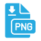 Download image to PNG