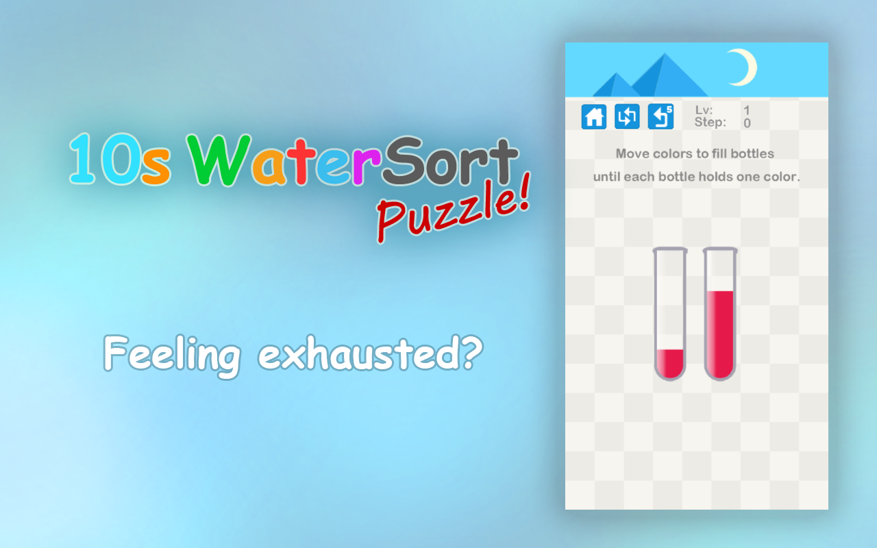 10s Water Sort Puzzle chrome谷歌浏览器插件_扩展第1张截图
