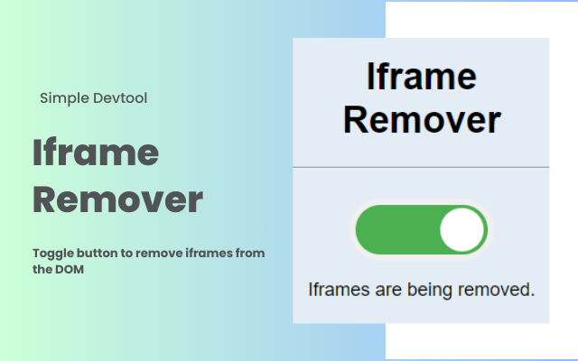 Iframe Remover chrome谷歌浏览器插件_扩展第1张截图