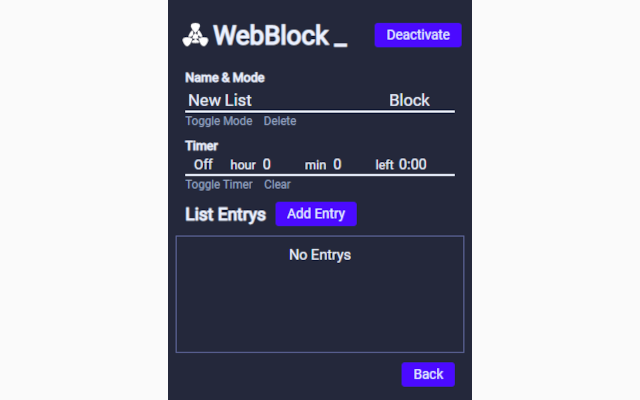 Web Block chrome谷歌浏览器插件_扩展第3张截图