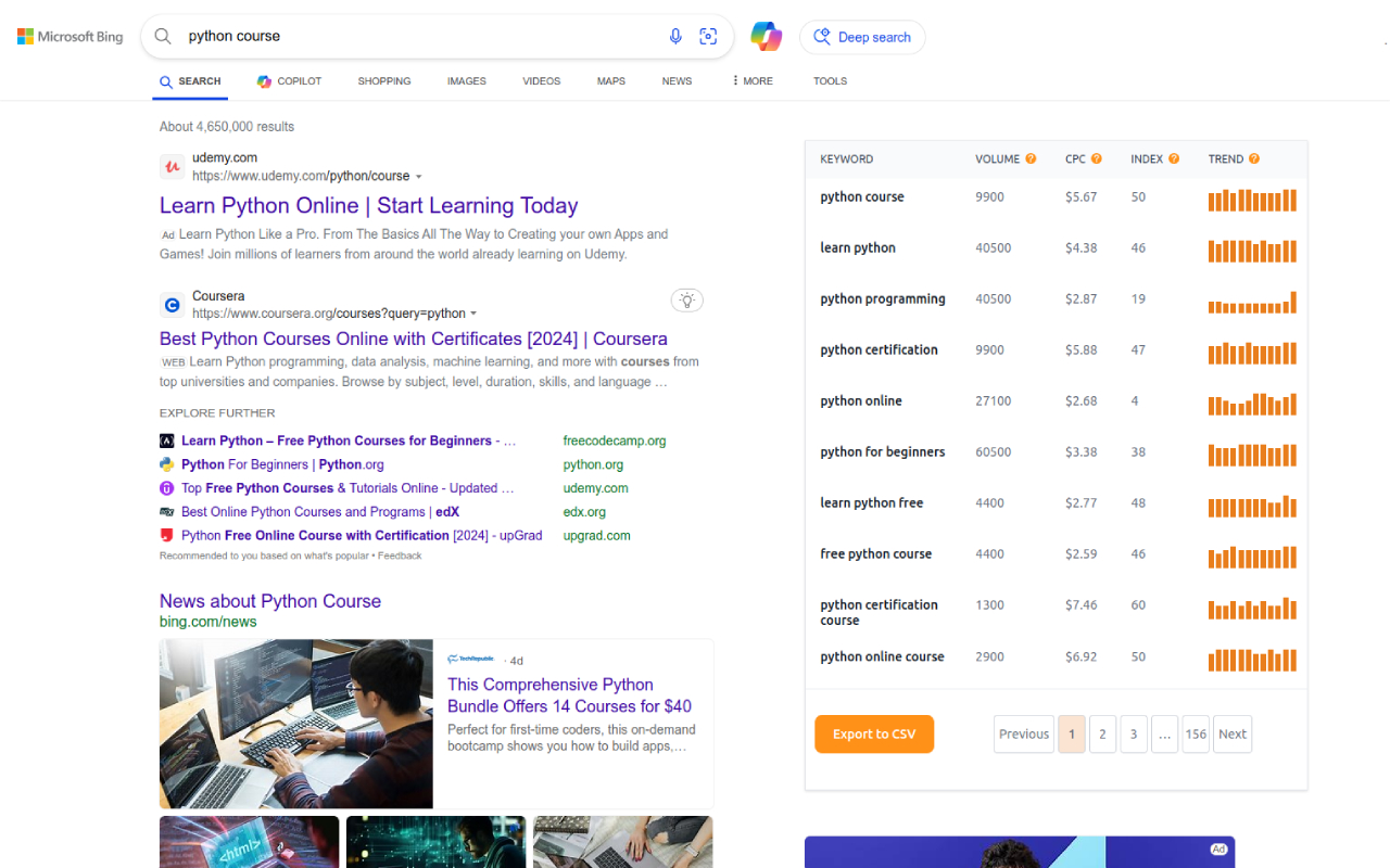 SEO Keyword Extension chrome谷歌浏览器插件_扩展第1张截图