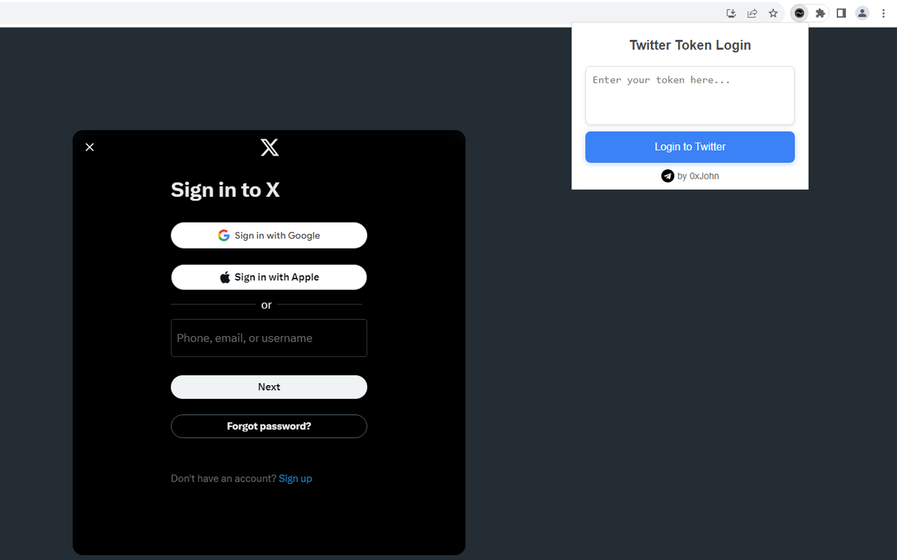 Discord and Twitter Token Login chrome谷歌浏览器插件_扩展第3张截图