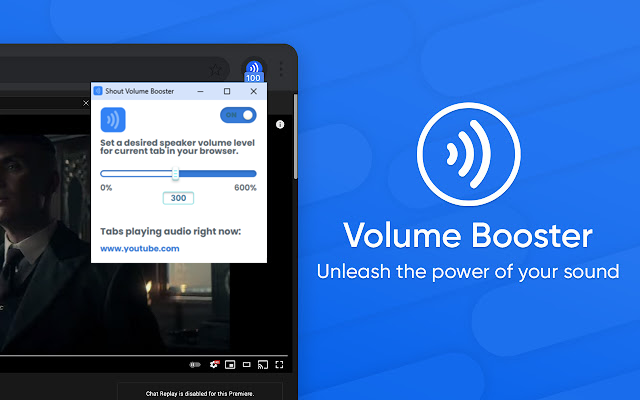 Volume Booster chrome谷歌浏览器插件_扩展第1张截图
