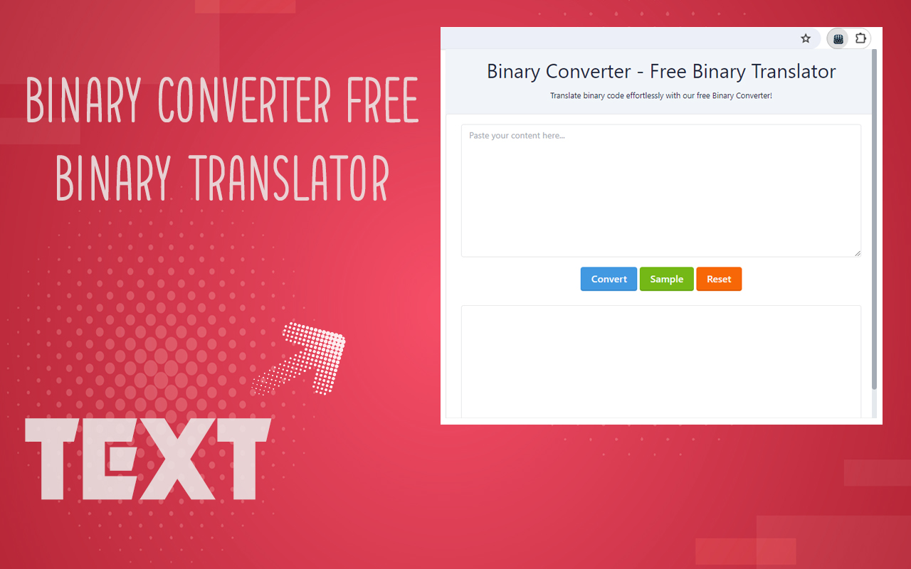 Binary Converter - Free Binary Translator chrome谷歌浏览器插件_扩展第1张截图
