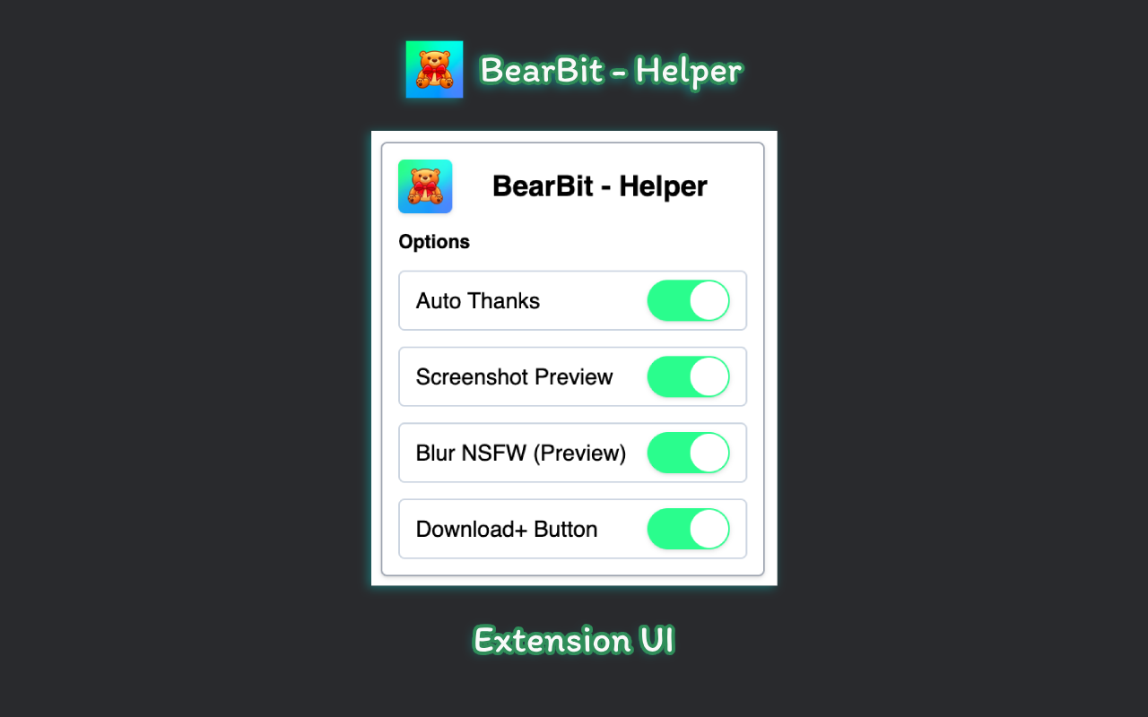 BearBit Helper chrome谷歌浏览器插件_扩展第2张截图