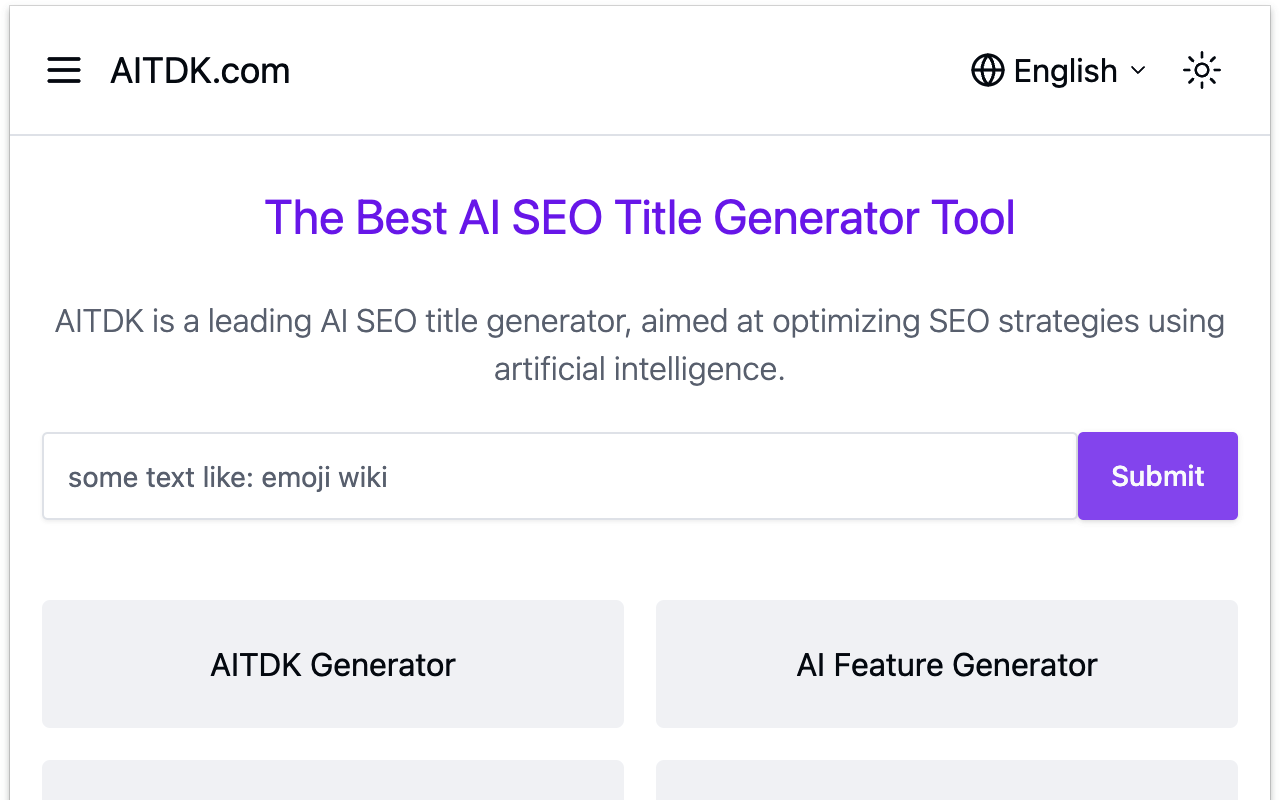 SEO Title Generator chrome谷歌浏览器插件_扩展第1张截图