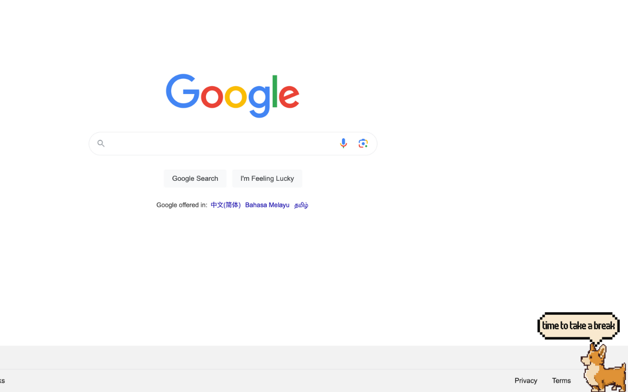 Browser Pet Pomodoro Reminder chrome谷歌浏览器插件_扩展第1张截图