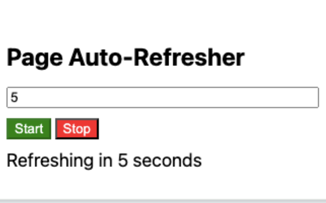 Page Auto-Refresher chrome谷歌浏览器插件_扩展第3张截图