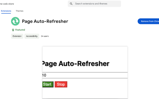 Page Auto-Refresher chrome谷歌浏览器插件_扩展第4张截图