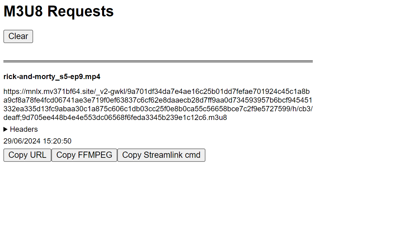 M3U8 Request Finder chrome谷歌浏览器插件_扩展第1张截图