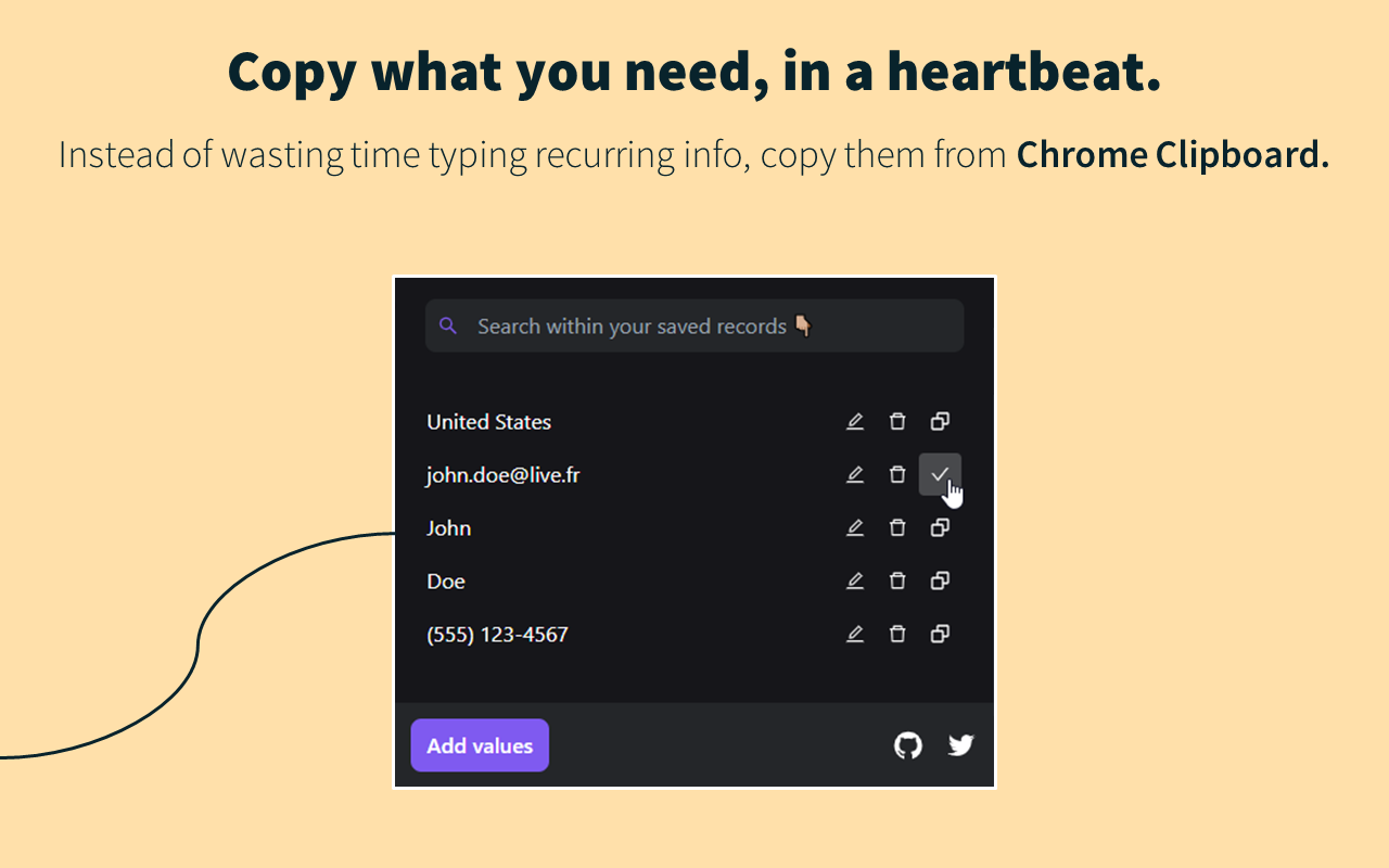 Chrome Clipboard - Type less, browse faster. chrome谷歌浏览器插件_扩展第1张截图
