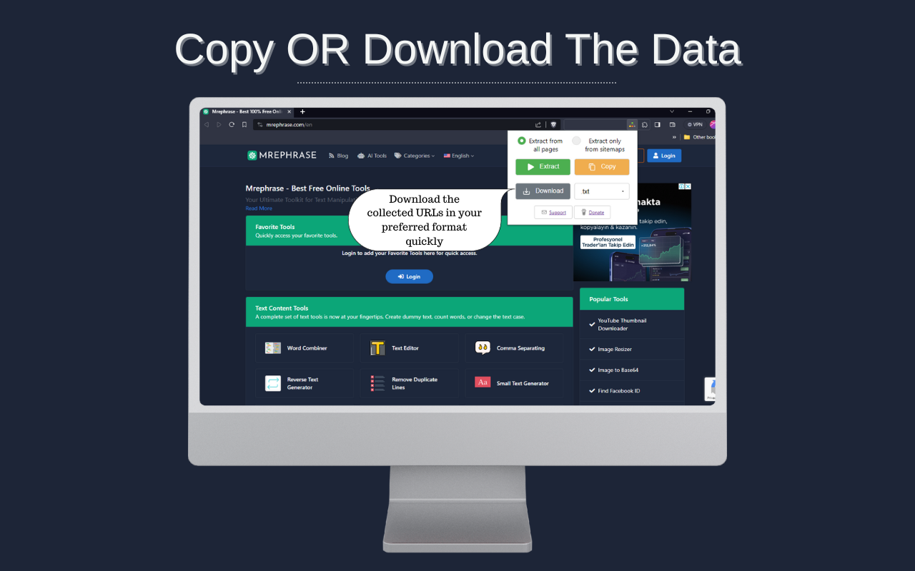 Infinity URL Scout chrome谷歌浏览器插件_扩展第1张截图