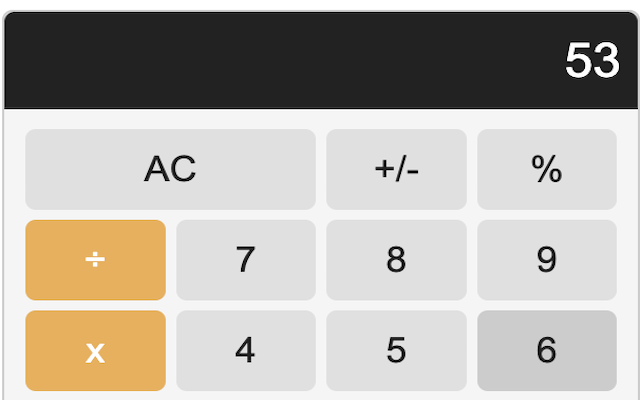 Easy Calculator chrome谷歌浏览器插件_扩展第1张截图