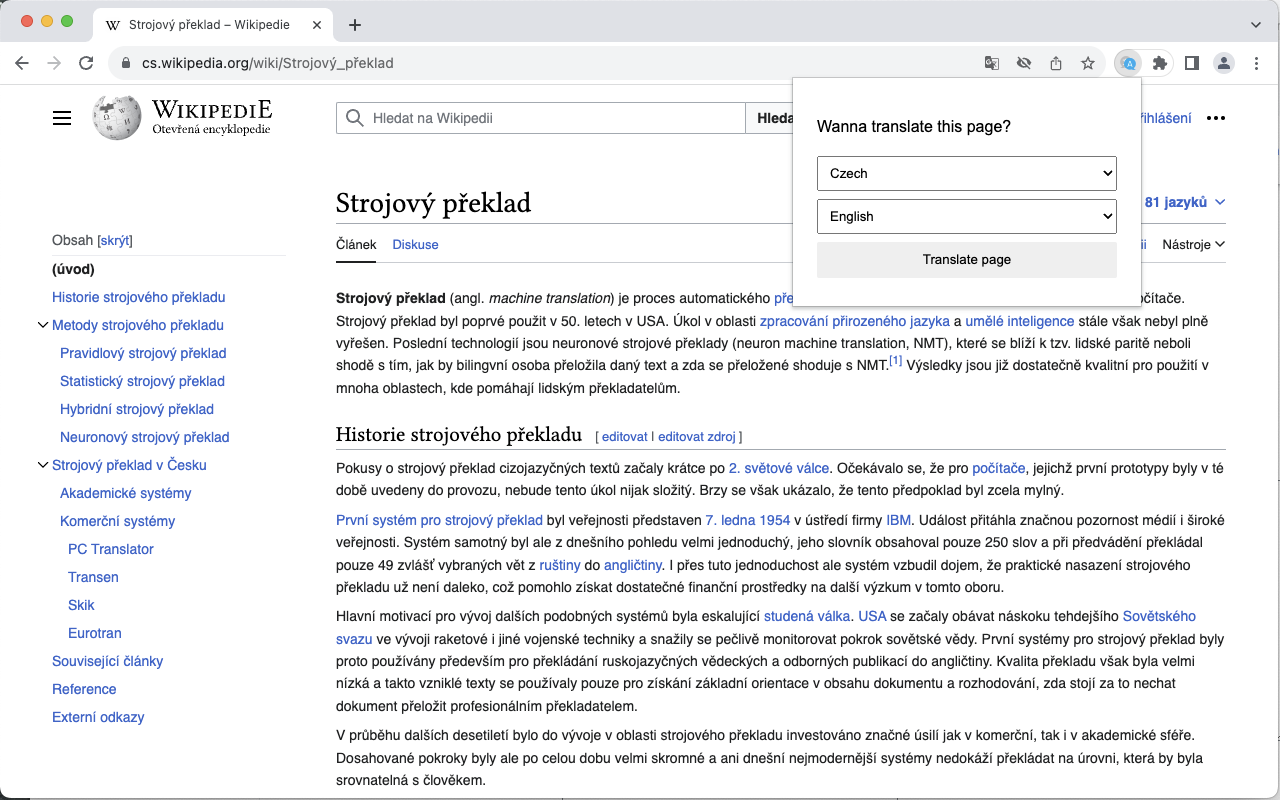 TranslateLocally for Chrome chrome谷歌浏览器插件_扩展第1张截图
