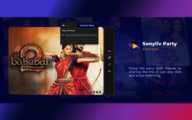 SonyLiv Party chrome谷歌浏览器插件_扩展第2张截图