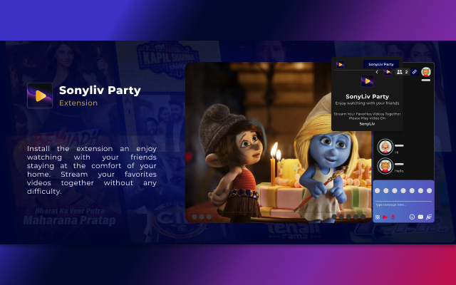 SonyLiv Party chrome谷歌浏览器插件_扩展第3张截图