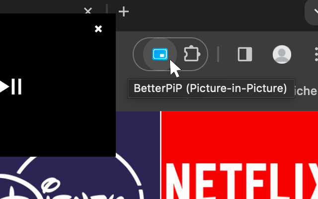 BetterPiP (Picture-in-Picture) chrome谷歌浏览器插件_扩展第1张截图