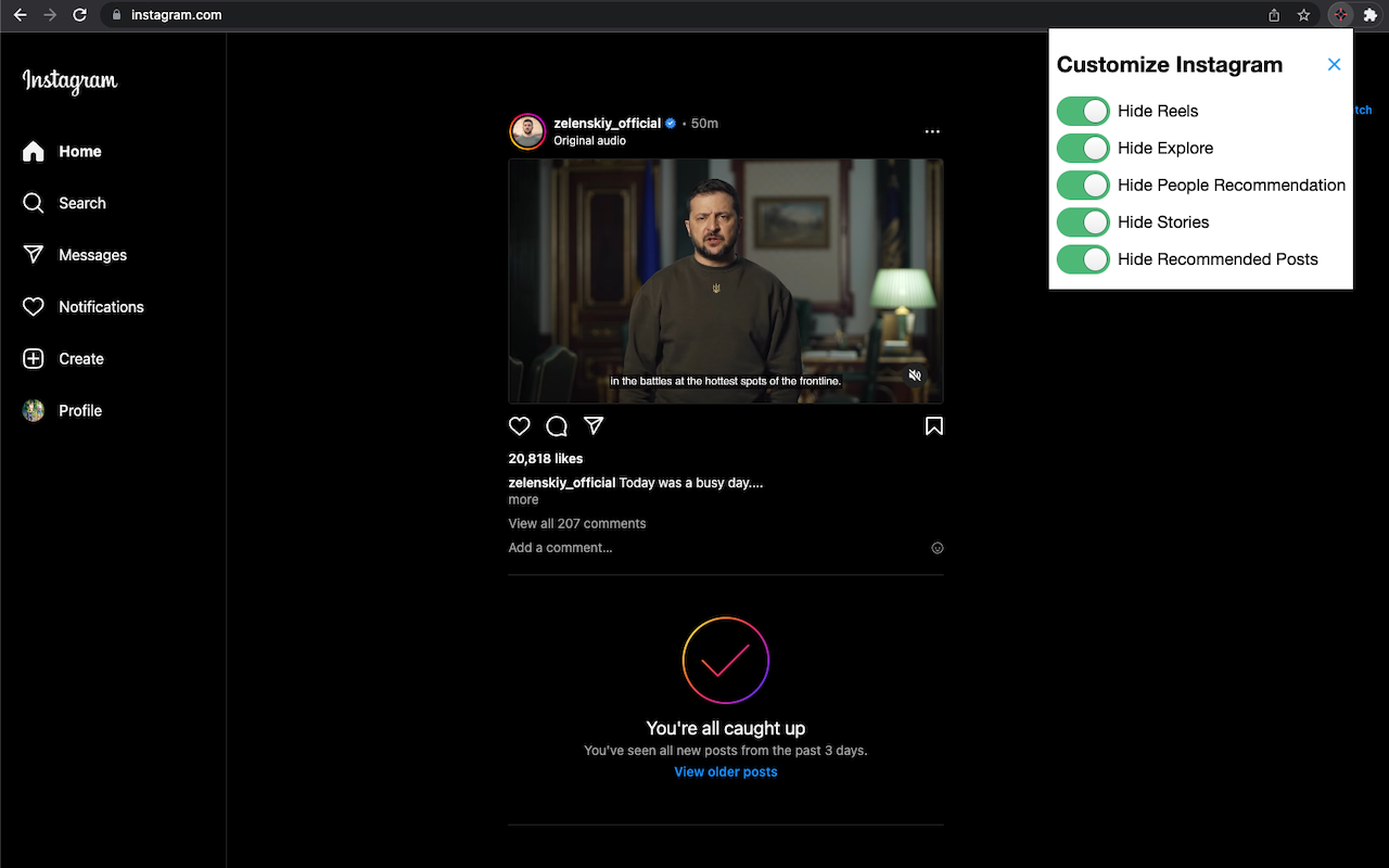 SocialFocus chrome谷歌浏览器插件_扩展第2张截图