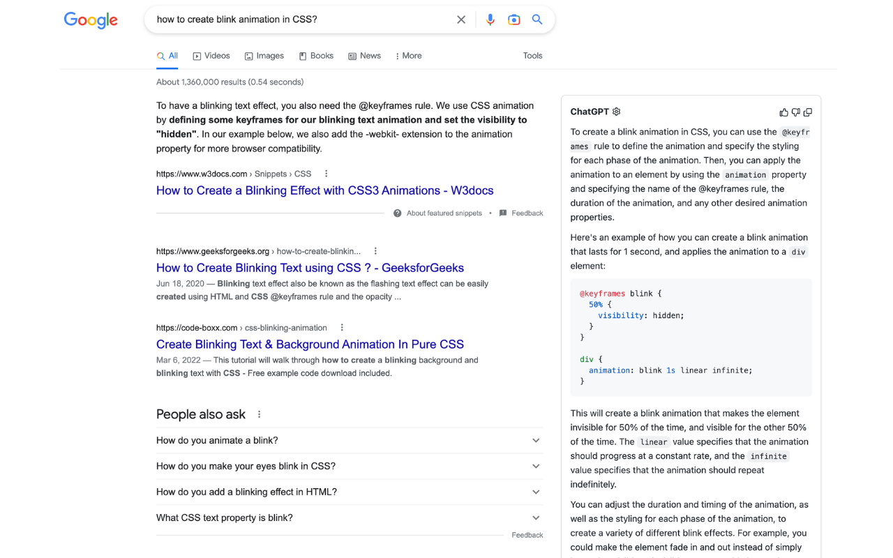 ChatGPT in Google chrome谷歌浏览器插件_扩展第6张截图