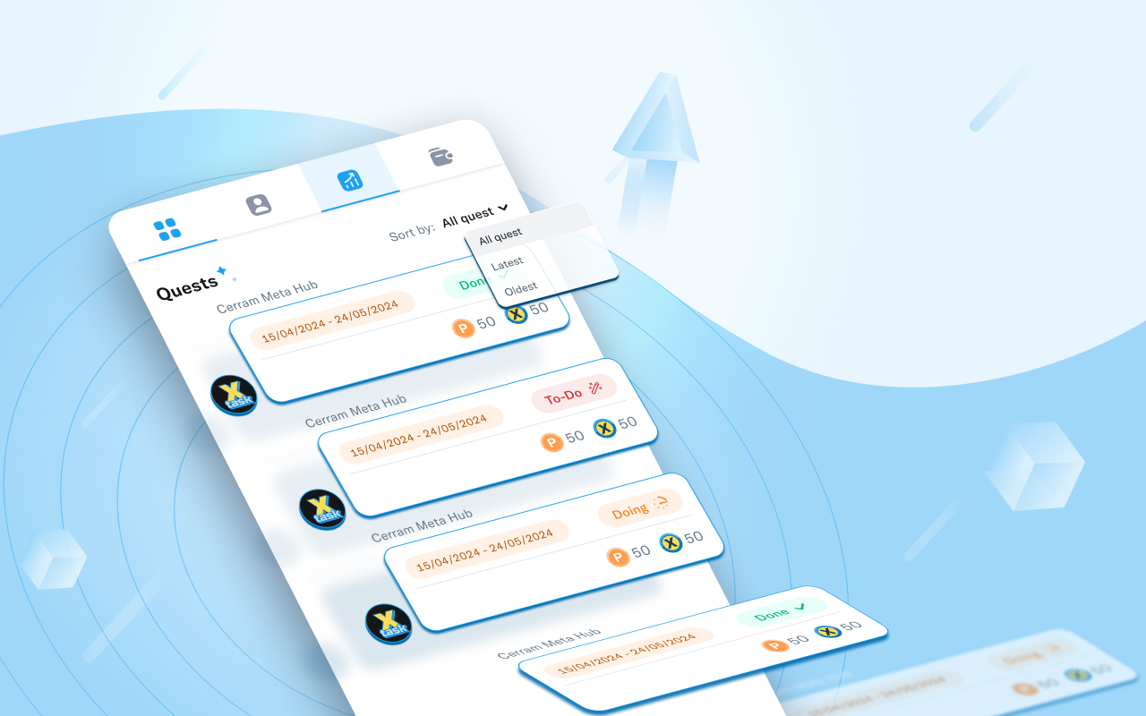 XTask - Tap-to-Earn & Quest-to-Earn SocialFi chrome谷歌浏览器插件_扩展第3张截图