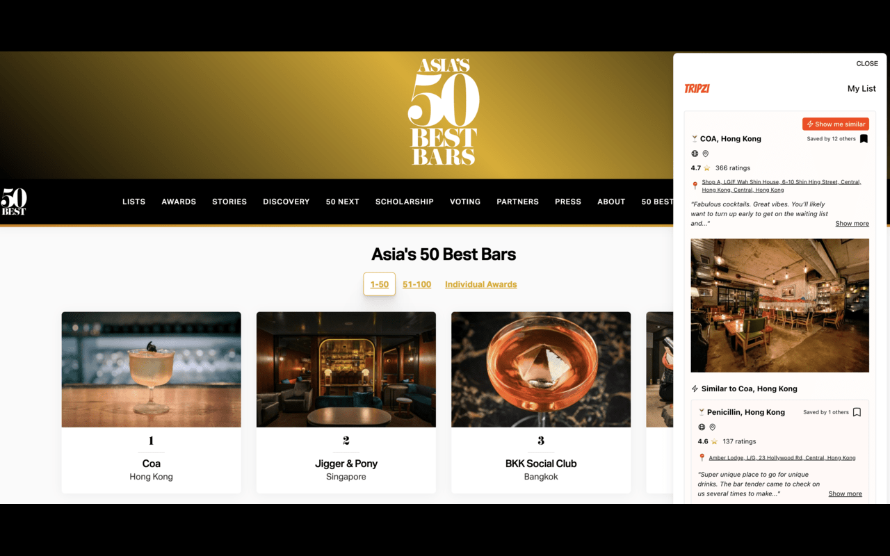 TripZi chrome谷歌浏览器插件_扩展第2张截图