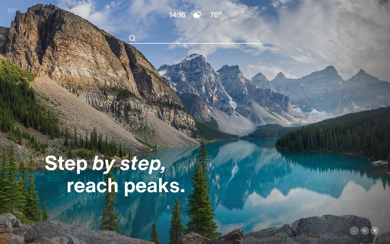Mountain Quotes Wallpapers New Tab chrome谷歌浏览器插件_扩展第3张截图