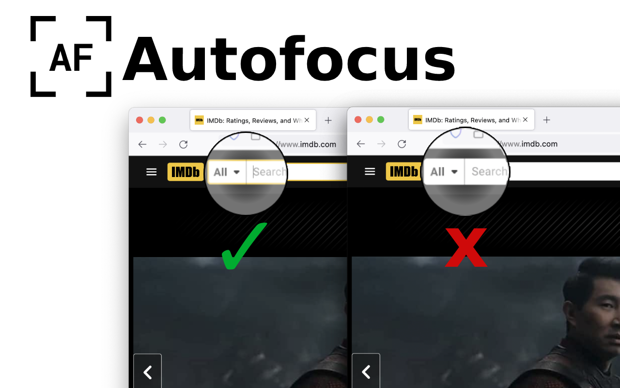 Autofocus chrome谷歌浏览器插件_扩展第1张截图