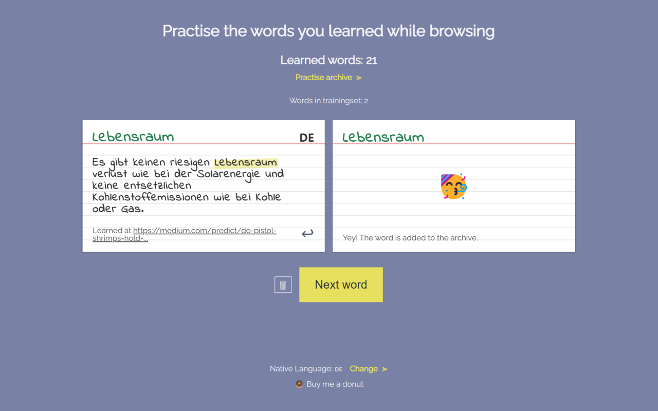 Vocabulary Boost chrome谷歌浏览器插件_扩展第1张截图